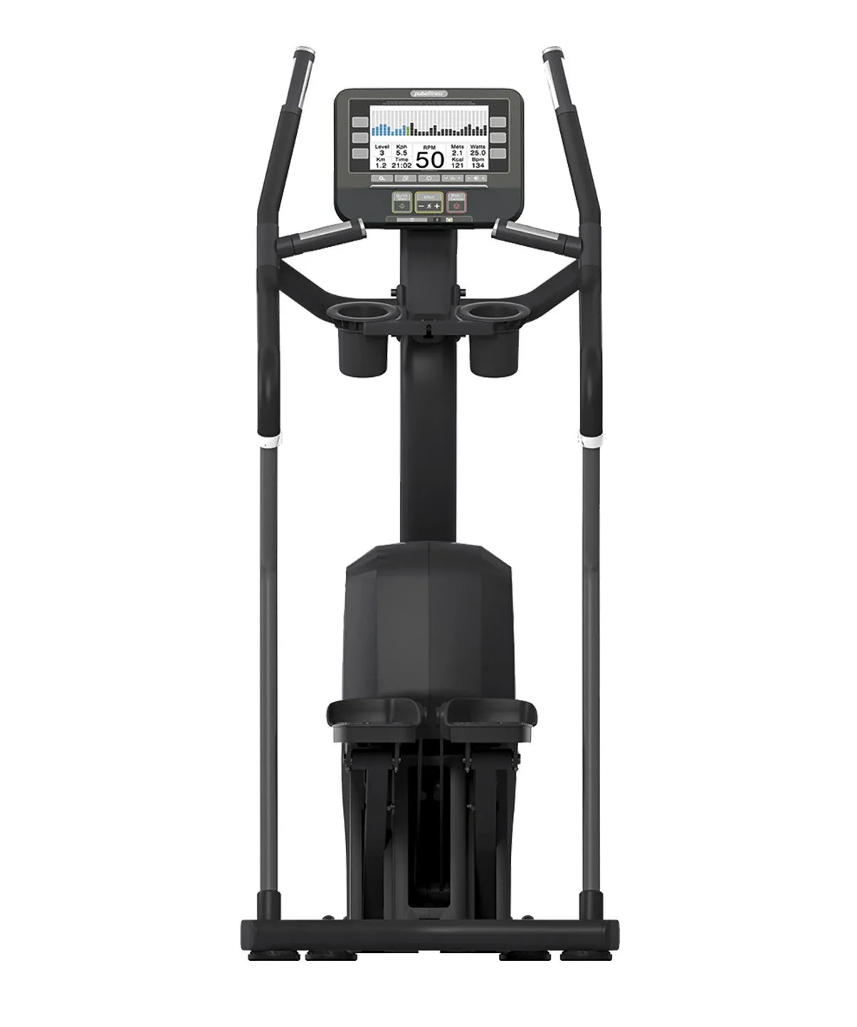 Step Series Club Line Independent Stepper with 10.1" Tactile Key Console Orbit Fitness