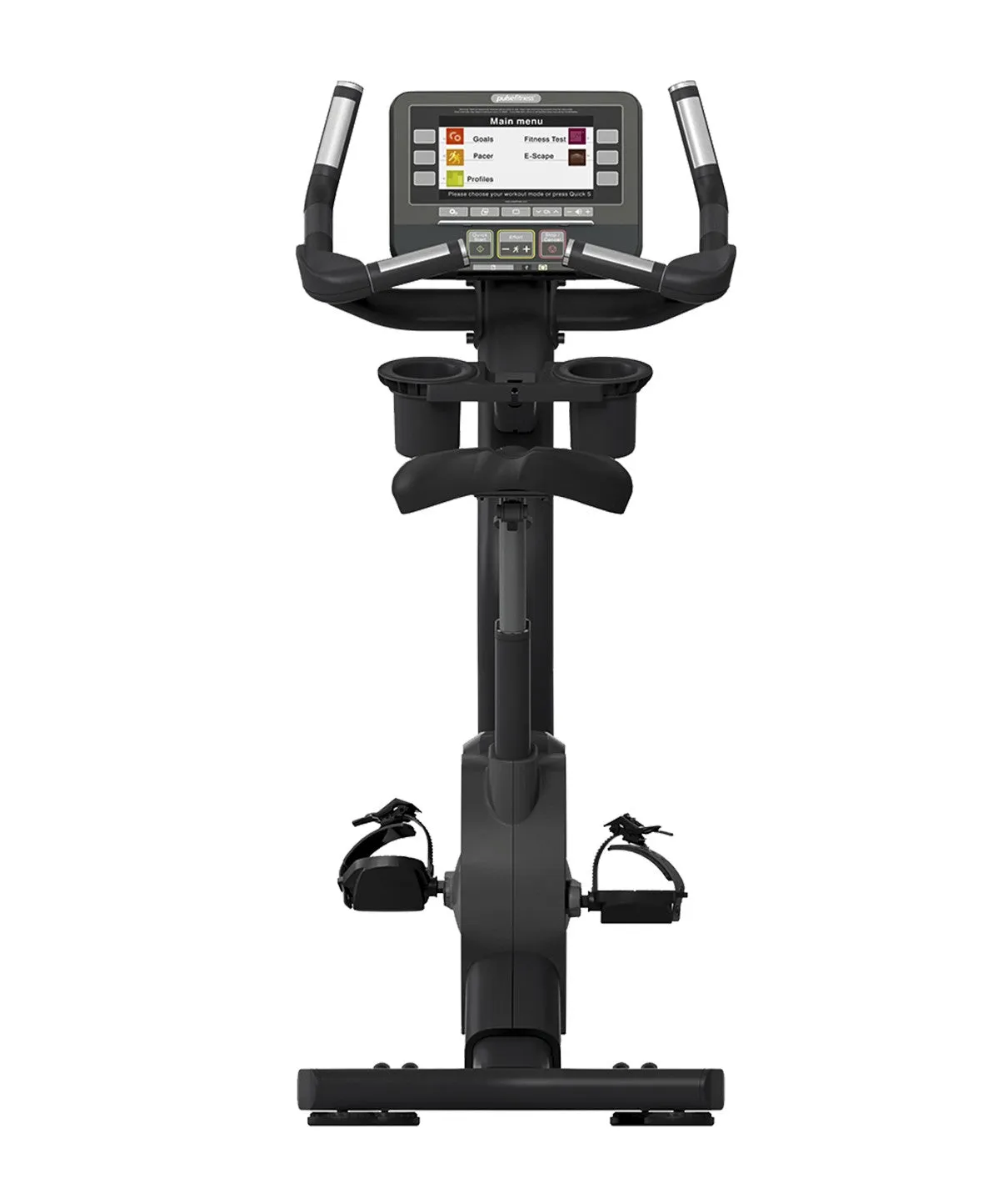 U-Cycle Series Club Line Upright Cycle with 10.1" Tactile Key Console Orbit Fitness