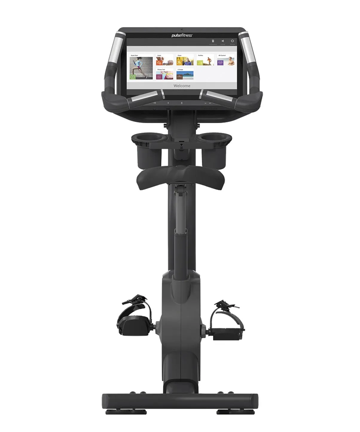 U-Cycle Series Premium Upright Cycle with 18.5" Touchscreen Console Orbit Fitness