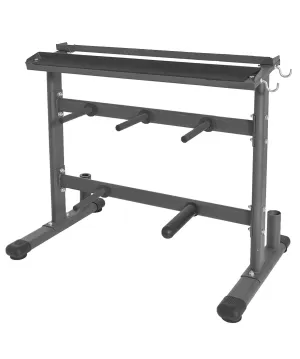 Versatile Dumbbell, Plate, Bar and Accessory Rack Orbit Fitness