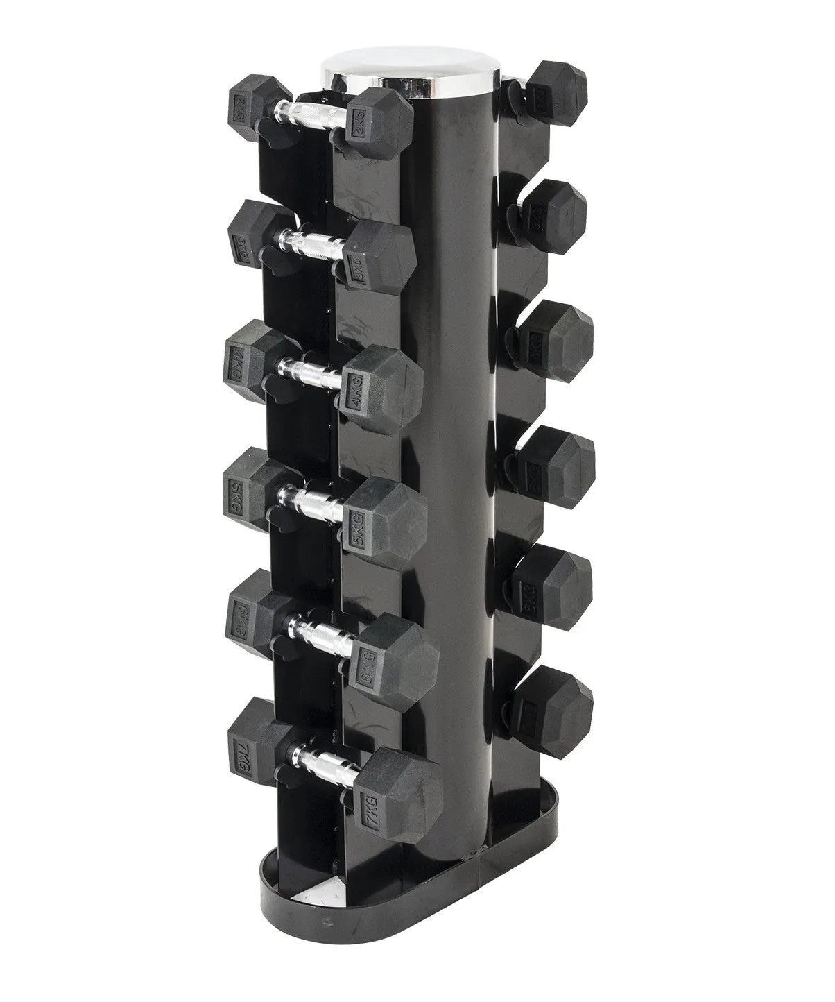 Vertical Dumbbell Storage Rack Orbit Fitness