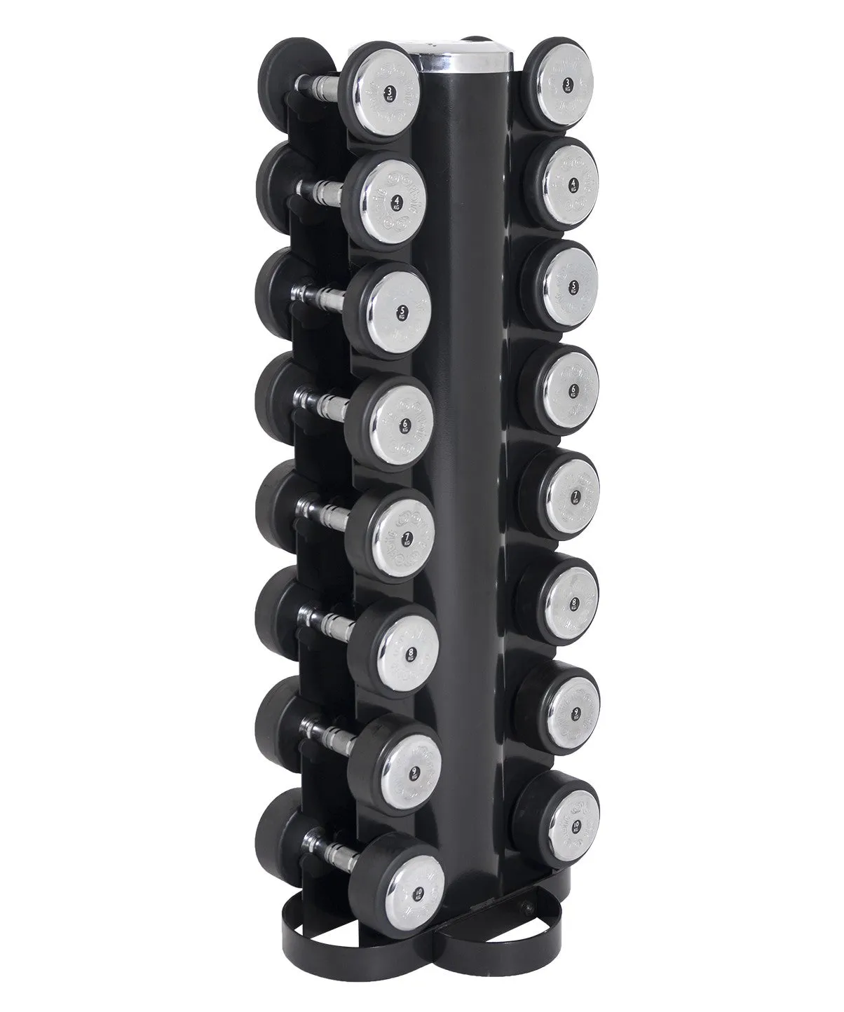Vertical Dumbbell Storage Rack Orbit Fitness