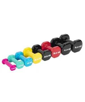 Vinyl Dipped Dumbbells Orbit Fitness