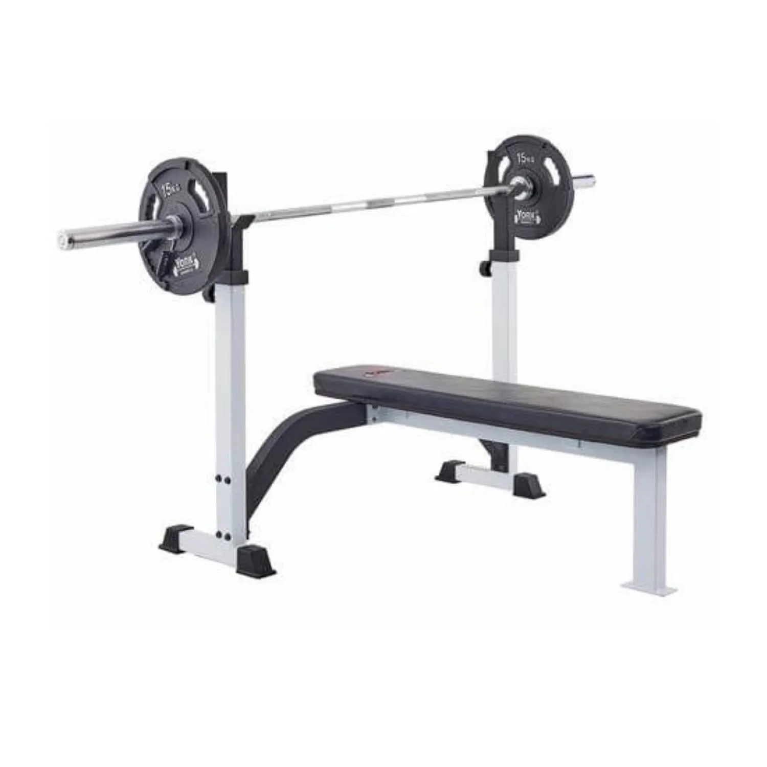 York Fitness FTS Olympic Fixed Flat Bench Press (SALE)
