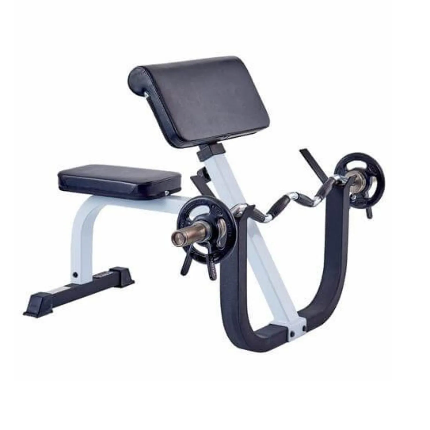 York Fitness FTS Seated Preacher Curl Bench