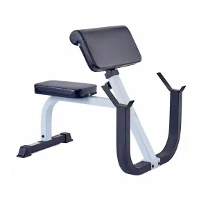 York Fitness FTS Seated Preacher Curl Bench