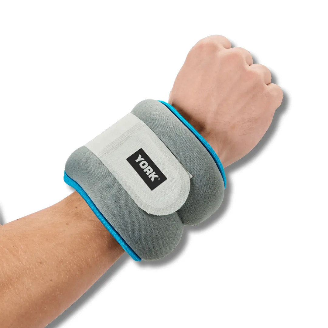 York Fitness Soft Ankle Wrist weights 2 X 2KG