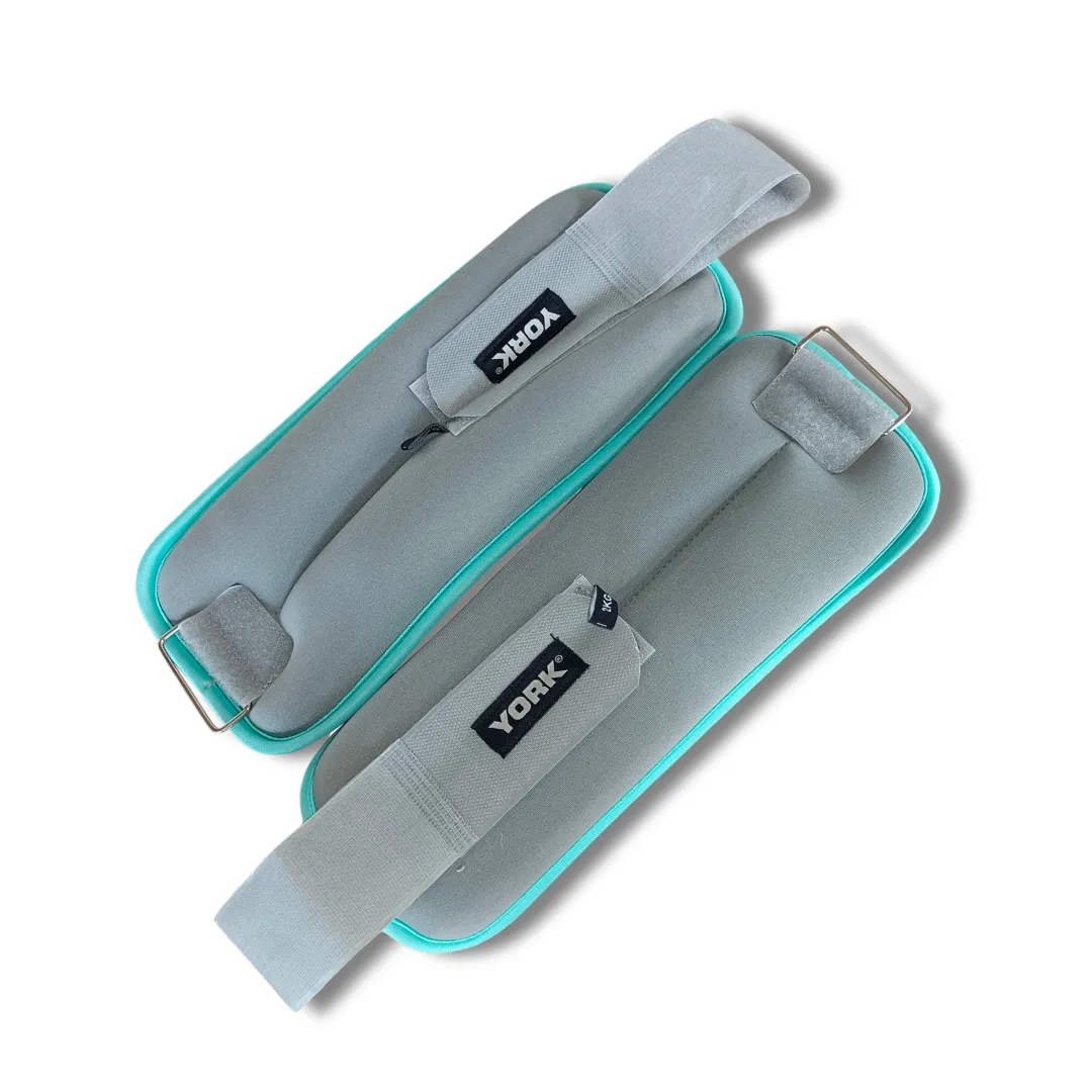York Fitness Soft Ankle Wrist weights 2 X 2KG